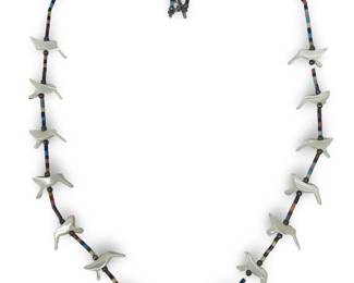 Vintage Native American Fetish Bead Necklace
