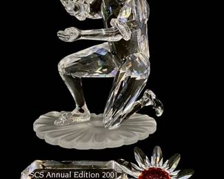 Swarovski Annual Ed. 2001 Crystal Harlequin Figure