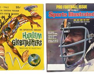 1962 and 1975 Signed Sports Magazines