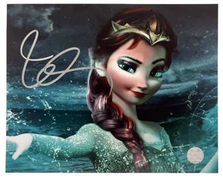 Idina Menzel Autographed Frozen Photo with CoA