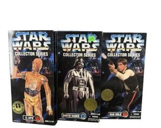 3pc 1996 Kenner Star Wars 12-Inch Collector Set