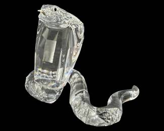 Swarovski Crystal Cobra Snake Figurine