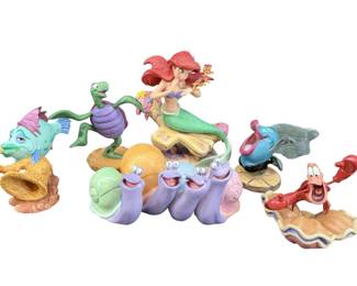 6pc WDCC Disney Little Mermaid Figurines