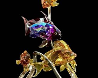 Swarovski Crystal Sea Goldie’s Fish Sculpture