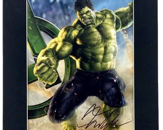 Autographed Marc Ruffalo Hulk Photo with CoA