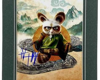 Signed Dustin Hoffman Master Shifu Photo & CoA