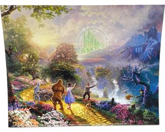 Small Thomas Kinkade Wizard Of Oz Lithograph