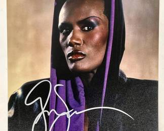Grace Jones Autographed Photo with CoA