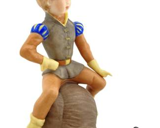 Laszlo Ispanky Porcelain Boy on Snail