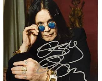 Ozzy Osbourne Autographed Photo with CoA