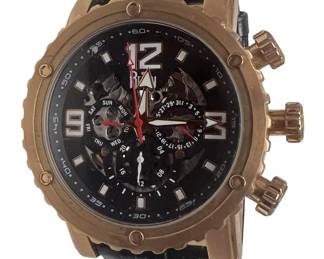 Reign Alpin Automatic Leather Band Watch