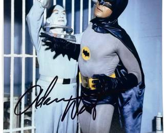Adam West Autohraphed Batman Photo with CoA