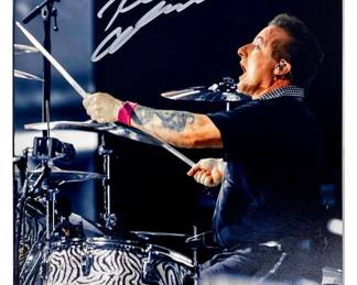 Tré Cool Autographed Photo with CoA