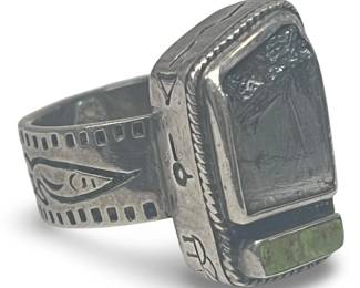 Awe-Inspiring Sterling Silver Meteorite Ring