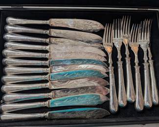 Christofle Fish Kive and Fork