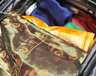 Pierre Cardin Vintage Luggage with Assorted Textiles second image