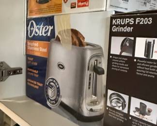 Oster Brushed Stainless Steel Slice Toaster