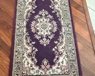 Purple Oriental MachineMade Accent Rug