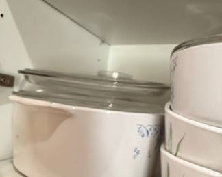 CorningWare Blue Cornflower Casserole Dish with Lid
