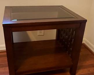 Contemporary LatticeSide End Table