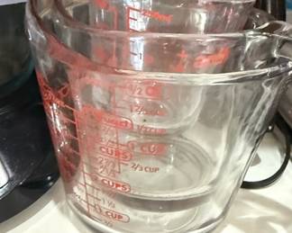 Anchor Hocking FireKing Nesting Measuring Cup Set