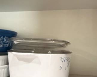 CorningWare Blue Cornflower Casserole Dish