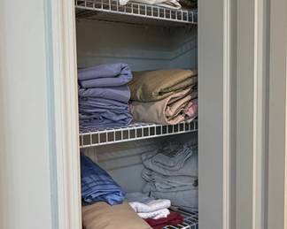 Assorted Vintage and Modern Household Linens