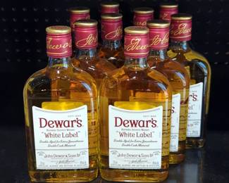 Dewar's White Label Blended Scotch Whisky, Qty 10