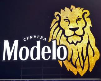 Cerveza Modelo Neon Sign, Approx 35" x 44"", Powers On