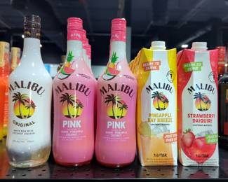 Malibu Rum And Ready-to-Serve Cocktails, Total Qty 14