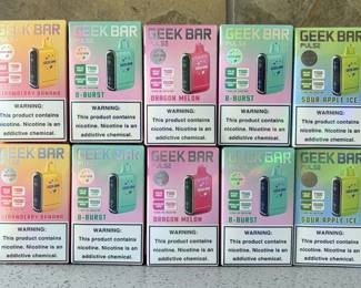 Geek Bar Pulse Disposable Vapes, New, Qty 10 Boxes,