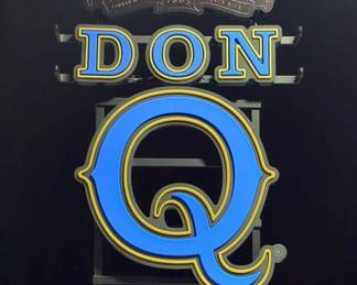 Don Q Neon Sign, Approx 25" x 16 "