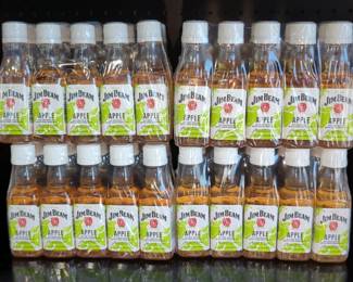 Jim Beam Miniature Liquor Including Apple, Bourbon, Vanilla, And Orange Flavors, Total 13 Sleeves