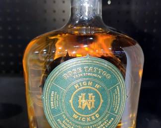 High N Wicked Rose Tattoo Cask Strength Single Malt Irish Whiskey, Qty 2