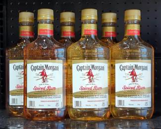 Captain Morgan Original Spiced Rum, Qty 6