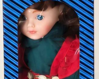 Boxed collectible doll