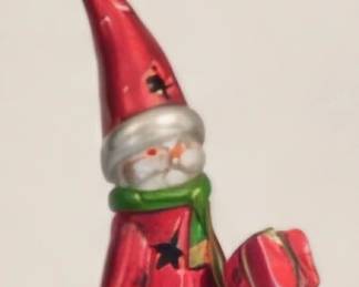 Tall red Santa figurine