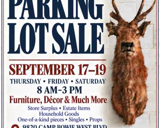 Parking Lot Sale - September