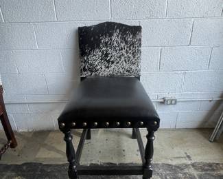 Cowhide Counter Stool