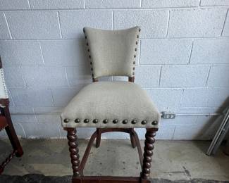 Barley Twist Bar Stool