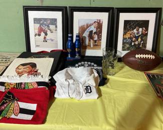 Signed athletes pictures
