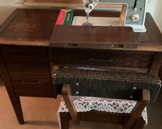 Older Singer sewing machine