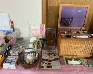 Lots of sewing supplies