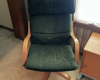 Dark green desk chair