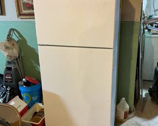 Working white refrigerator….$100 presale