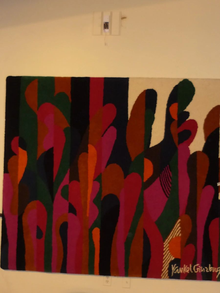 Yankel Ginzburg Textile Art   68" x 78"