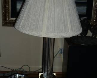 Pr. Lucite Lamps