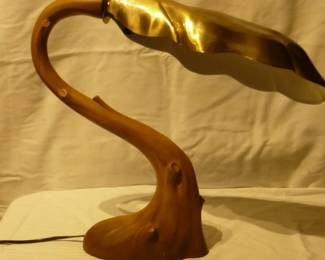 Chapman Faux Bois Base Lamp