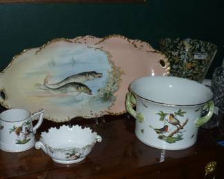 Herend and Fish Platter