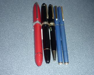 Omas 360 Mezzo Red and Mont Blanc